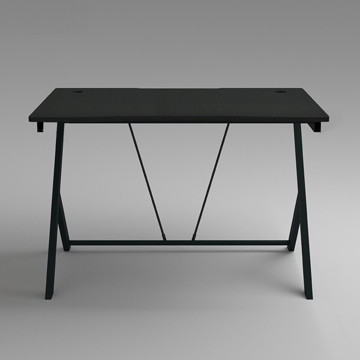 Biurko stolik gamingowe komputerowe loft nowoczesne czarne carbon 100 cm