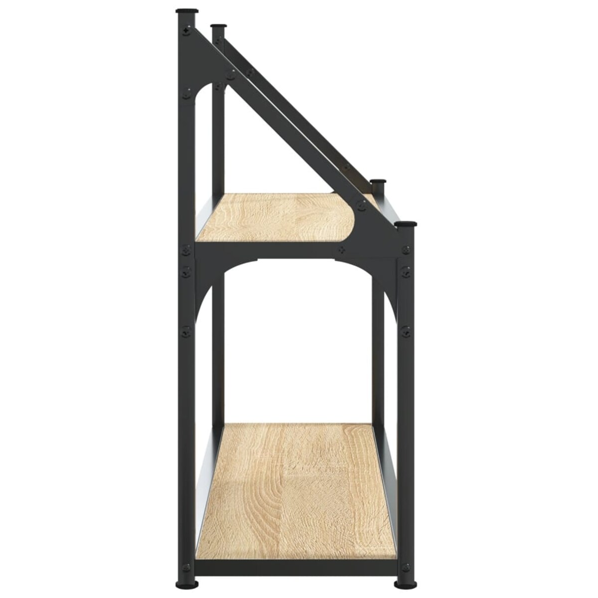 vidaXL Półka ścienna 2-poziomowa, dąb sonoma, 60x21x51 cm, drewno konstrukcyjne