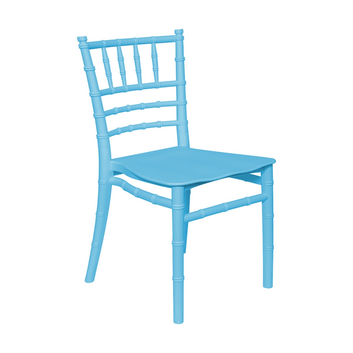 Krzesełko dla dzieci plastikowe z oparciem niebieskie dziecięce