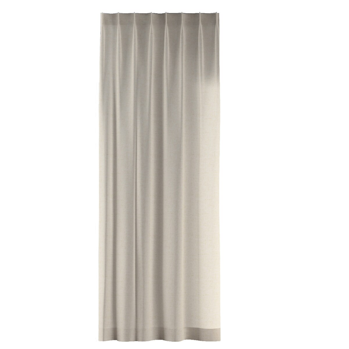 Zasłona na haczykach flex pojedynczych 130x245 beżowy