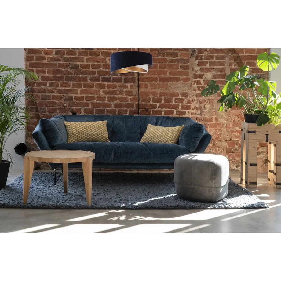 Lampa wisząca THUNDERCLOUD WHITE granatowa/złota