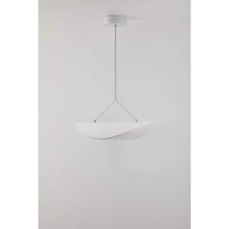 Lampa wisząca LED w tkaninie Zelvon 40 cm