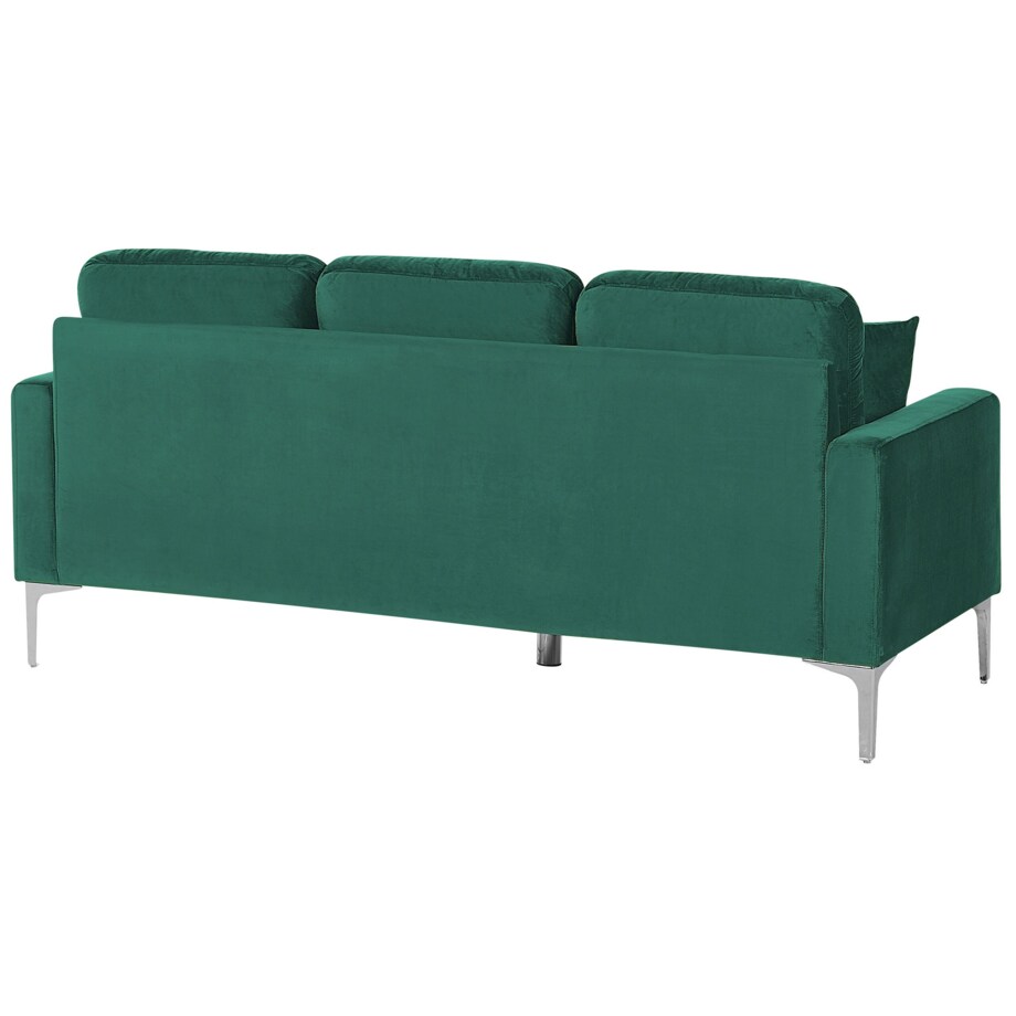 Sofa 3-osobowa welurowa zielona GAVLE