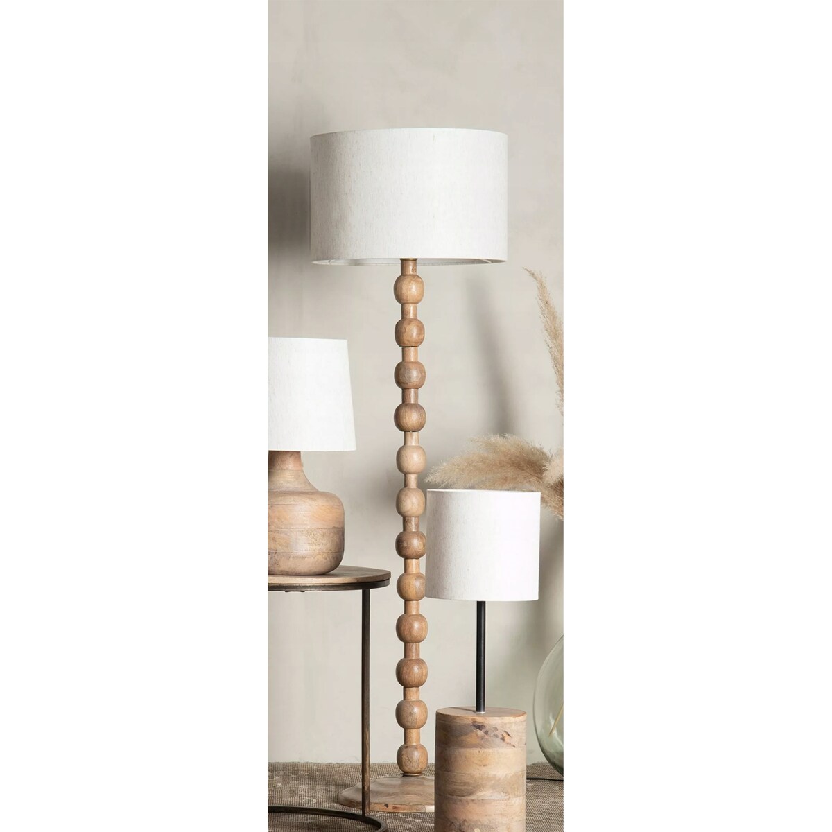 KLOSZ DO LAMPY STOJĄCEJ podłogowej WALEC ABAŻUR biały okrągły 40cm