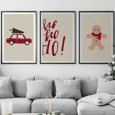 3 x plakat dla dzieci | święta 1 40x50