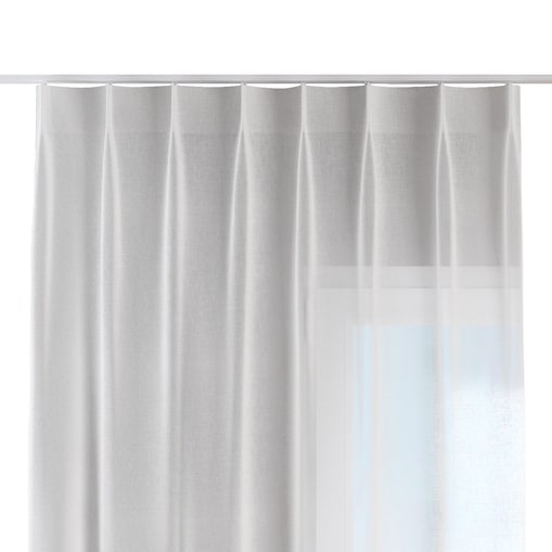 Zasłona na haczykach flex pojedynczych 130x245 prześwitujący ecru