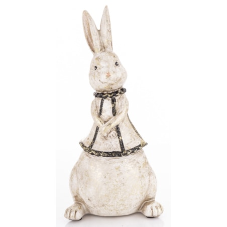 Figurka - królik 22x10x19 cm PAKO-2 w szelkach