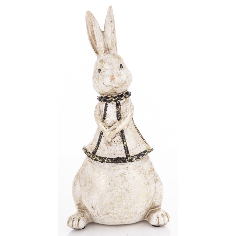 Figurka - królik 22x10x19 cm PAKO-2 w szelkach