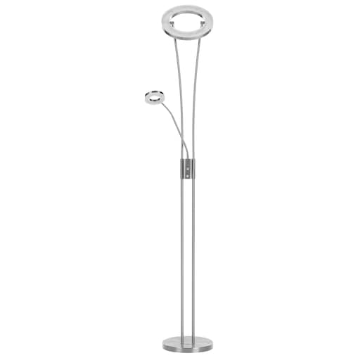 Lampa podłogowa LED KENNET Ze ściemniaczem Metal Szary