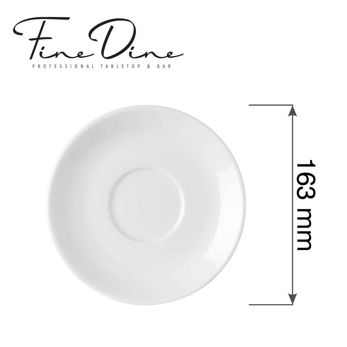 Spodek do bulionówki Pure Bianco, 160mm