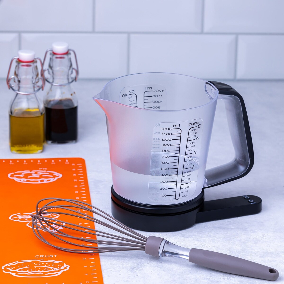 Elektroniczna waga kuchenna z dzbankiem 1200ml 1g 5kg KINGHOFF