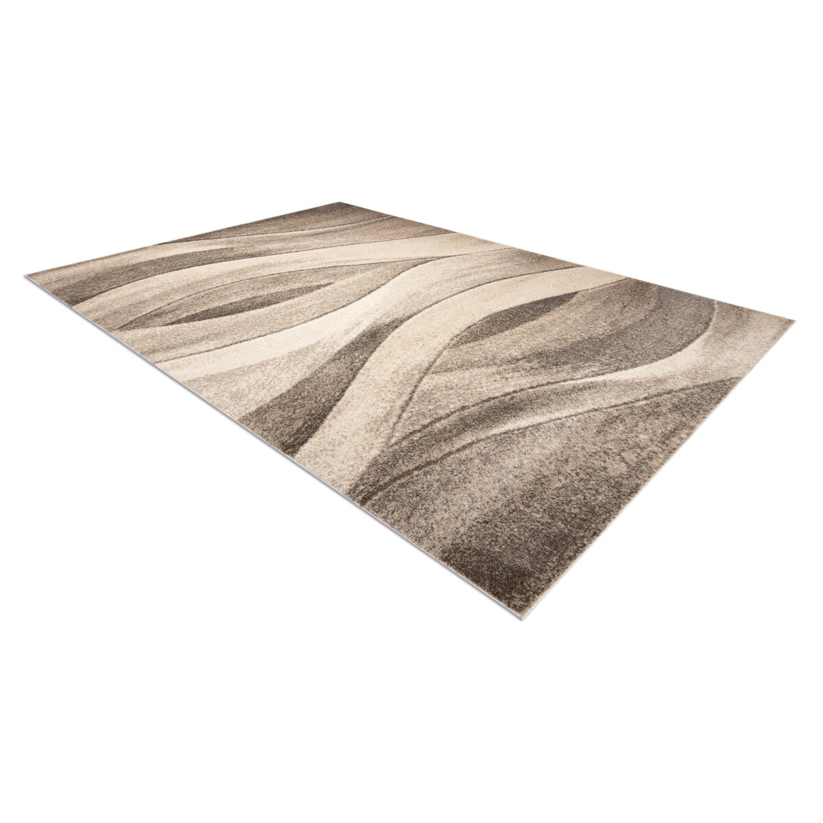 Dywan FUSION 1617 beż / krem - Fale, 280x370 cm