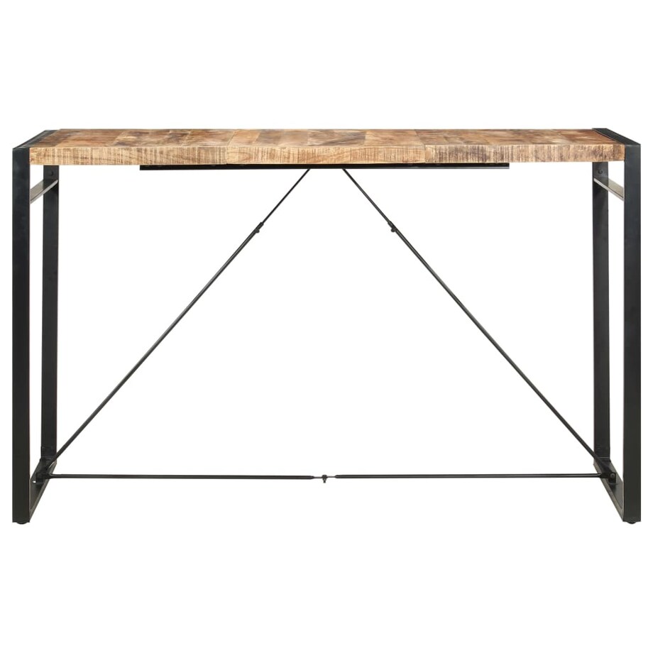 vidaXL Stolik barowy, 180x90x110 cm, lite drewno mango