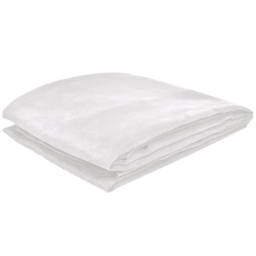 vidaXL Narzuta na kanapę, micro-zamsz, kremowa, 140 x 210 cm