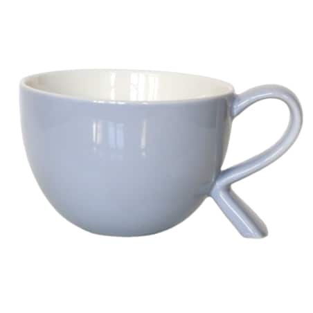 Kubek/miseczka z nóżką szary - eleganckie naczynie na kawę herbatę przekąskę, wyjątkowy design