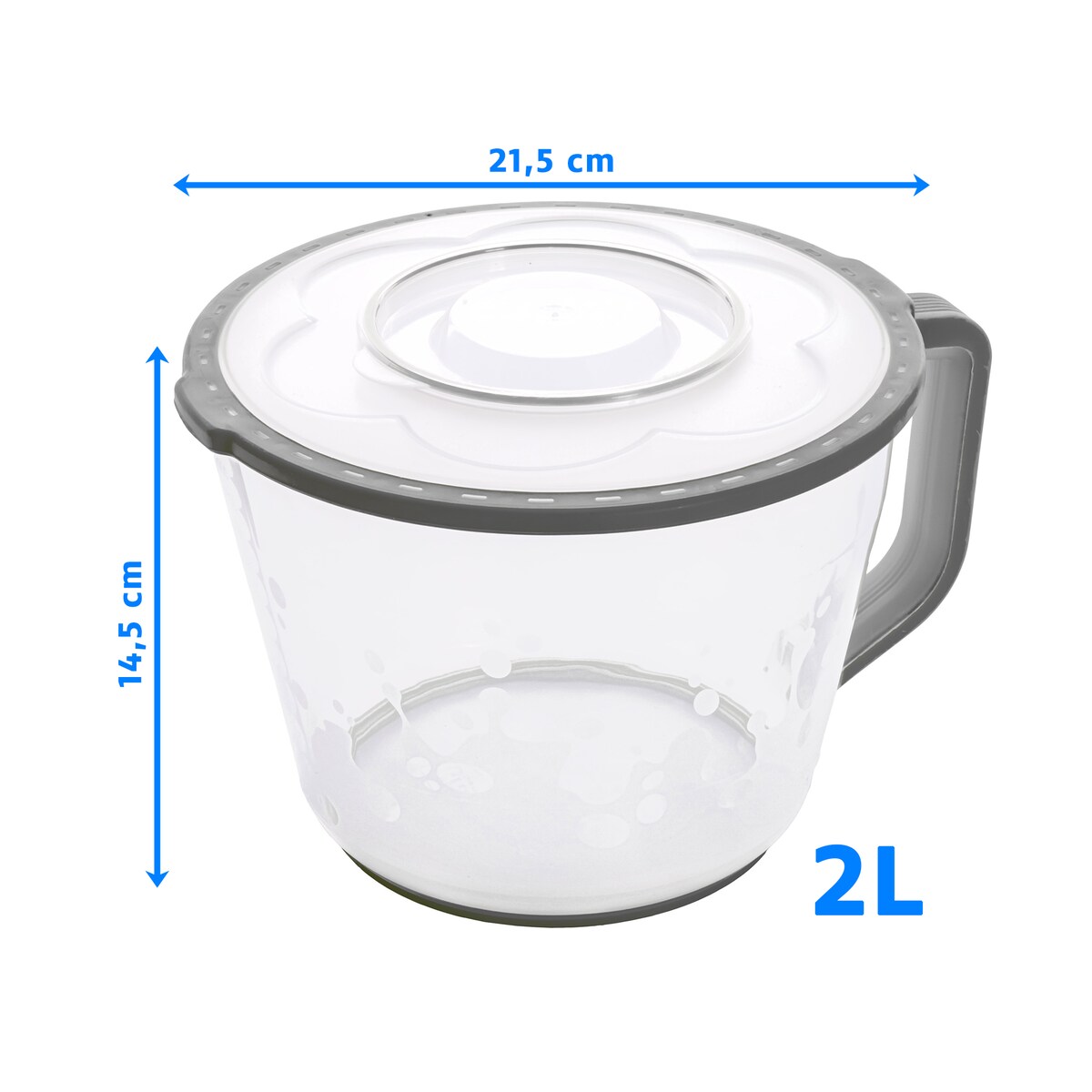 Dzbanek Do Miksowania 2L Mieszania Z Miarką Pokrywą Uchwytem