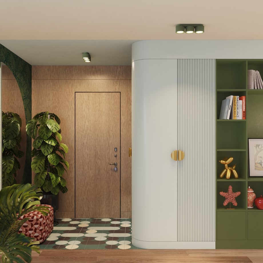 Plafon AURA 3 zielony oliwkowy Gx53