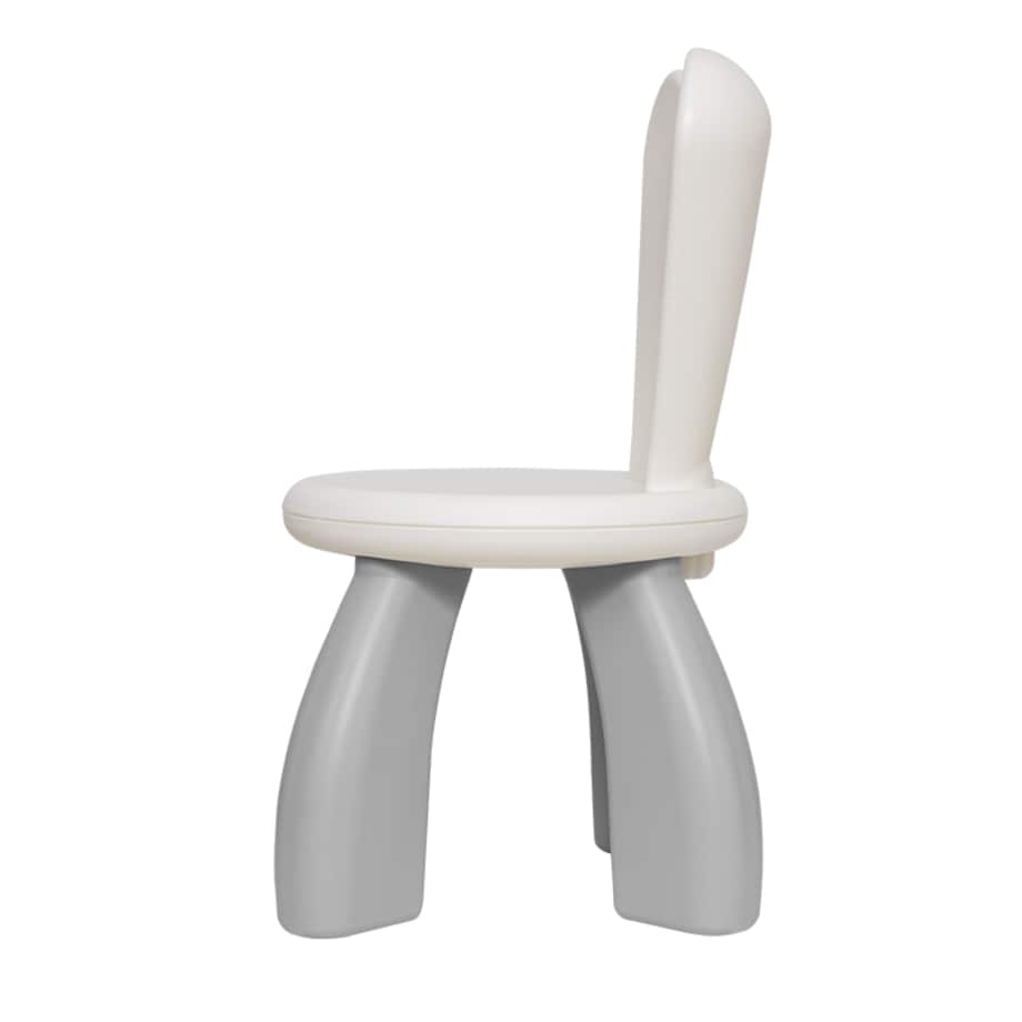 Krzesło dla dzieci Króliczek dziecięce plastikowe stabilne