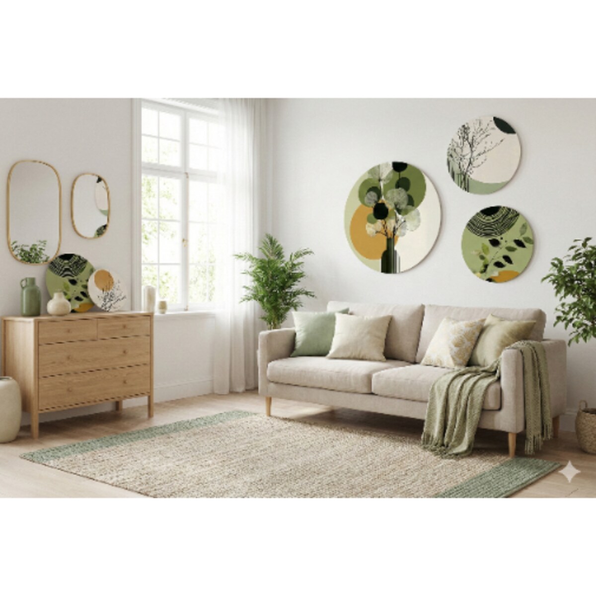 Nowoczesne Obrazy ścienne na ścianę do pokoju salonu sypialni Liście Natura