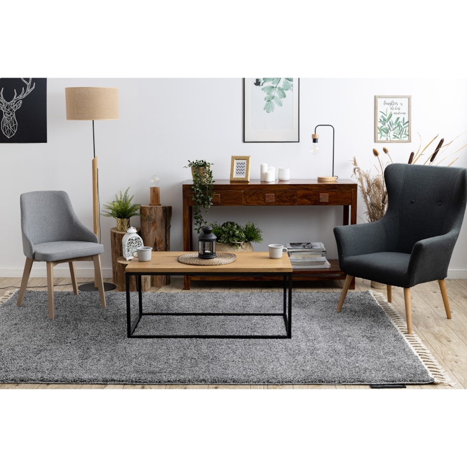 Dywan BERBER 9000 jasny szary Frędzle 80x150 cm