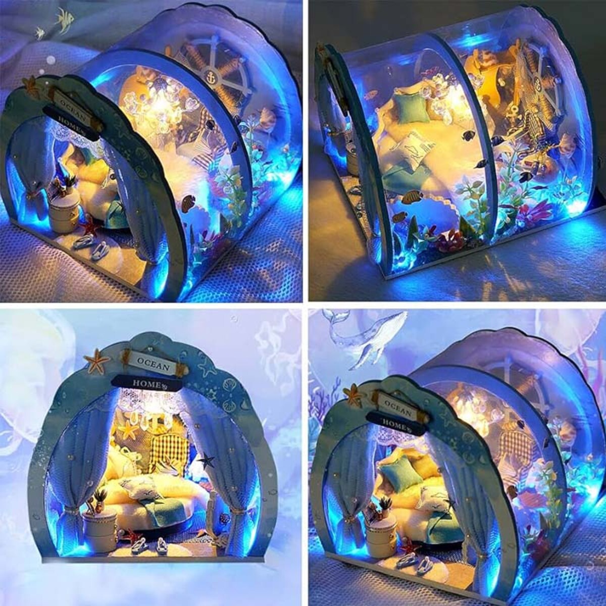 Miniaturowy domek - Podwodny świat syrenek