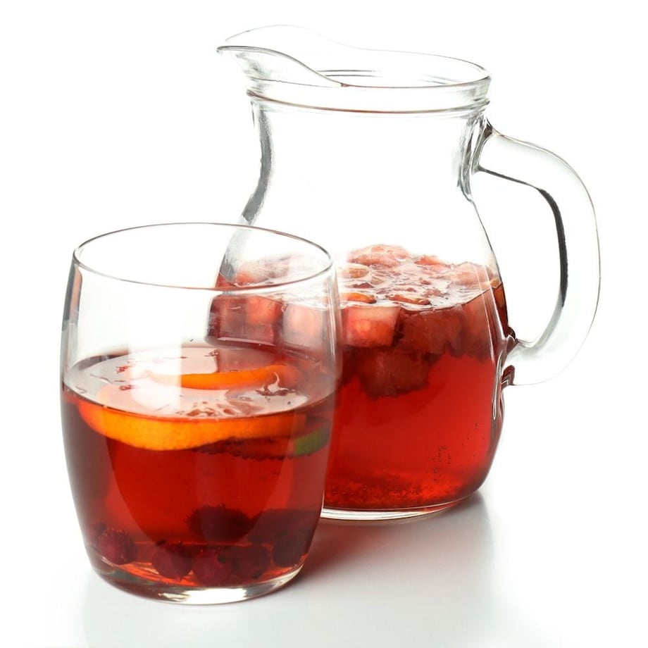 Dzbanek Szklany do Wody Soku Lemoniady Napojów z Uchwytem 300 ml Poręczny