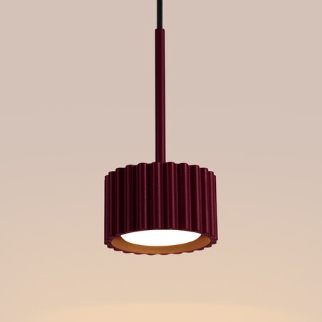 Lampa wisząca AURA 1 burgund Gx53