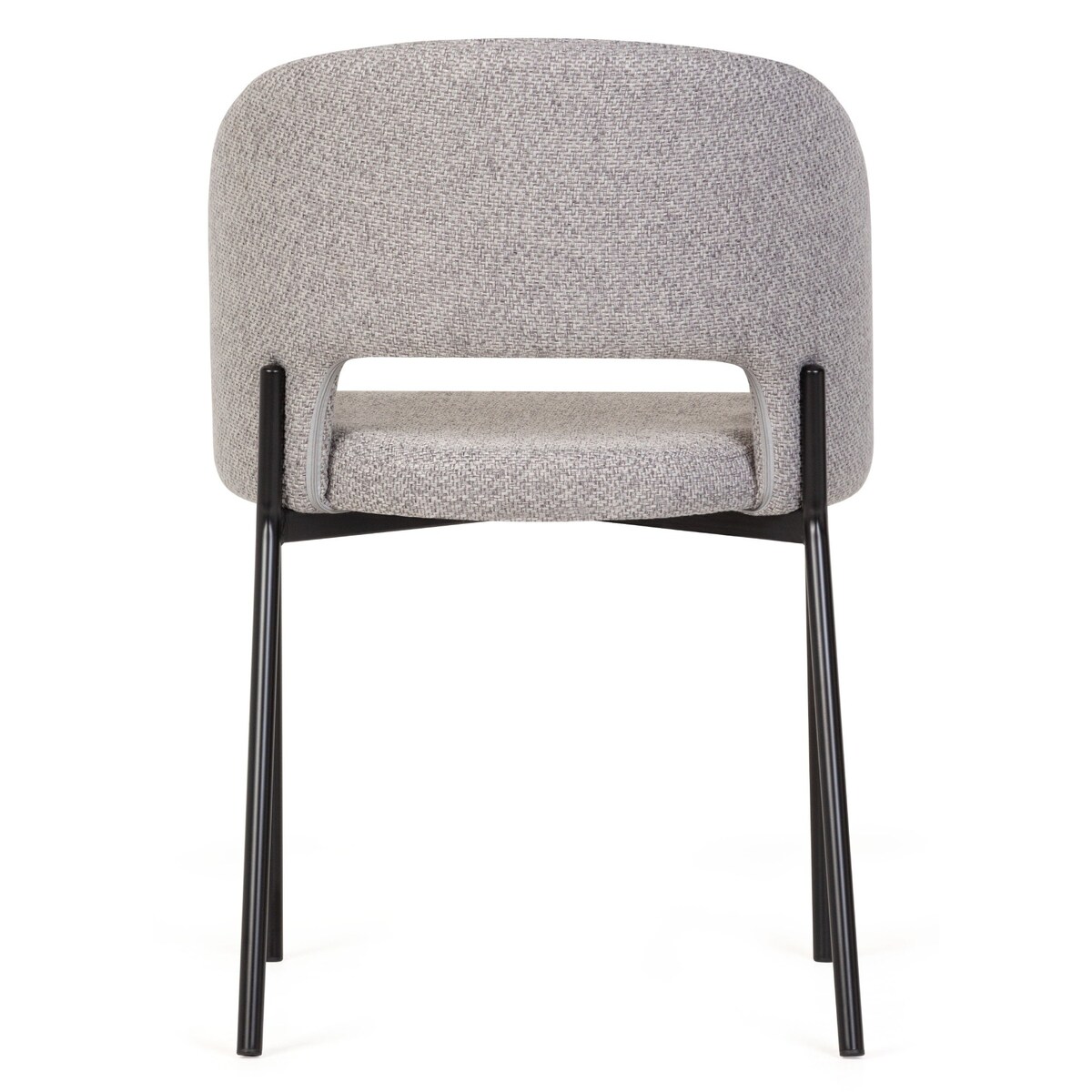 Krzesło tapicerowane szare Cort