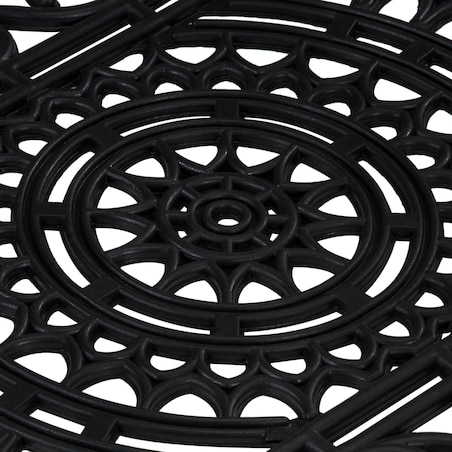 vidaXL Wycieraczka, prostokątna, 45x75 cm, gumowa