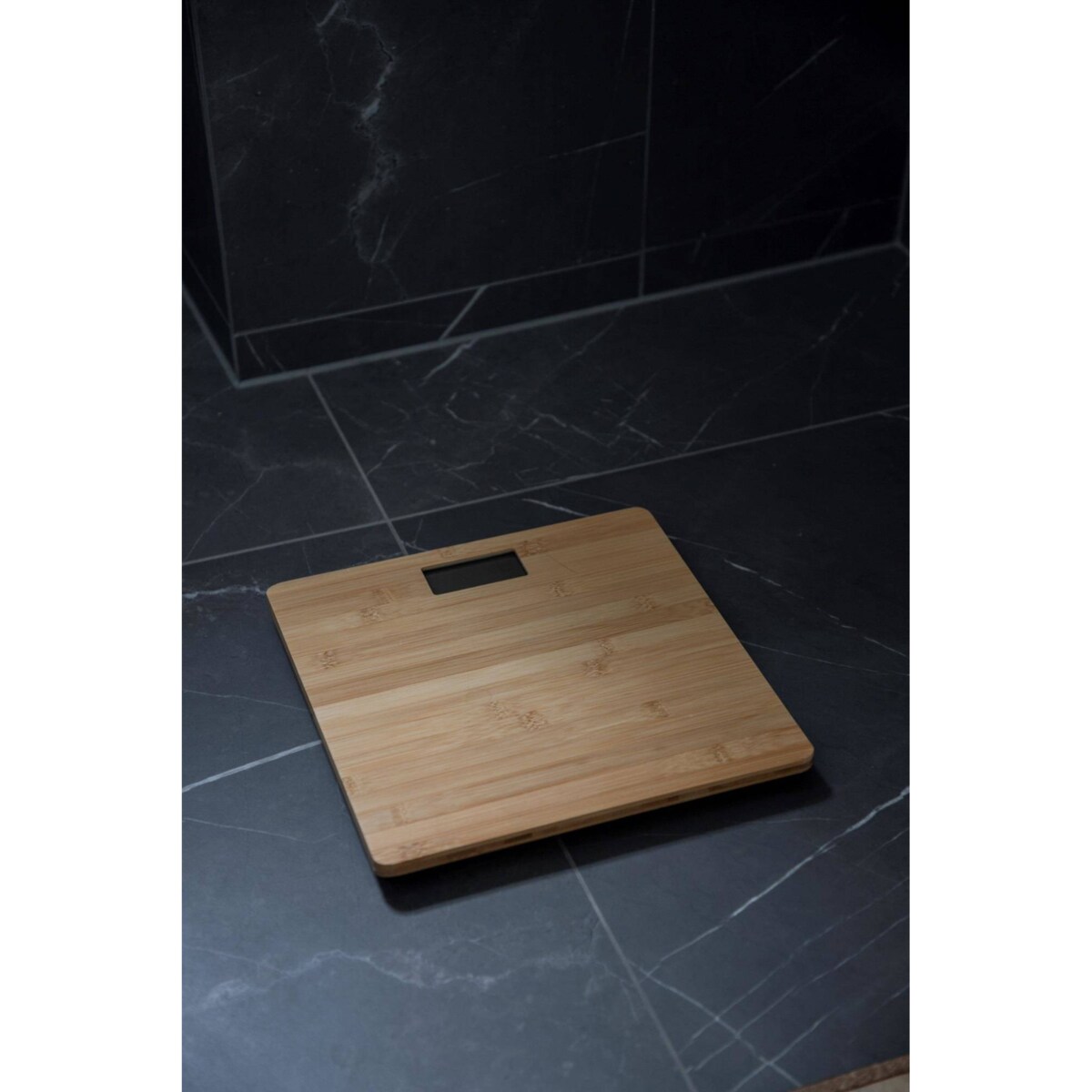 Waga łazienkowa BAMBUSA, elektroniczna, bambusowa, 30 x 30 cm, WENKO