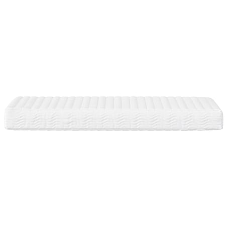 vidaXL Materac piankowy, biały, 90x210 cm, twardość H2/H3