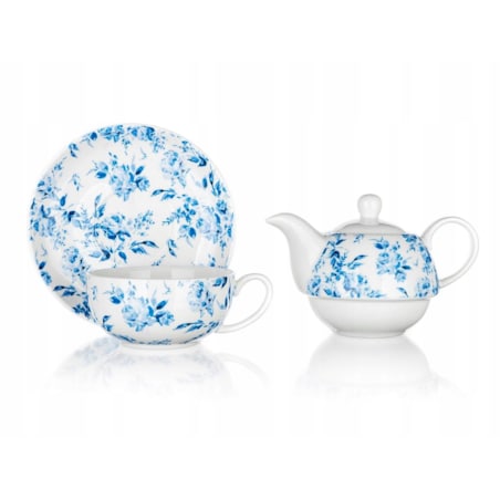 KOMPLET FILIŻANKA + DZBANEK dla 1 osoby NA HERBATĘ ZIOŁA na prezent mama