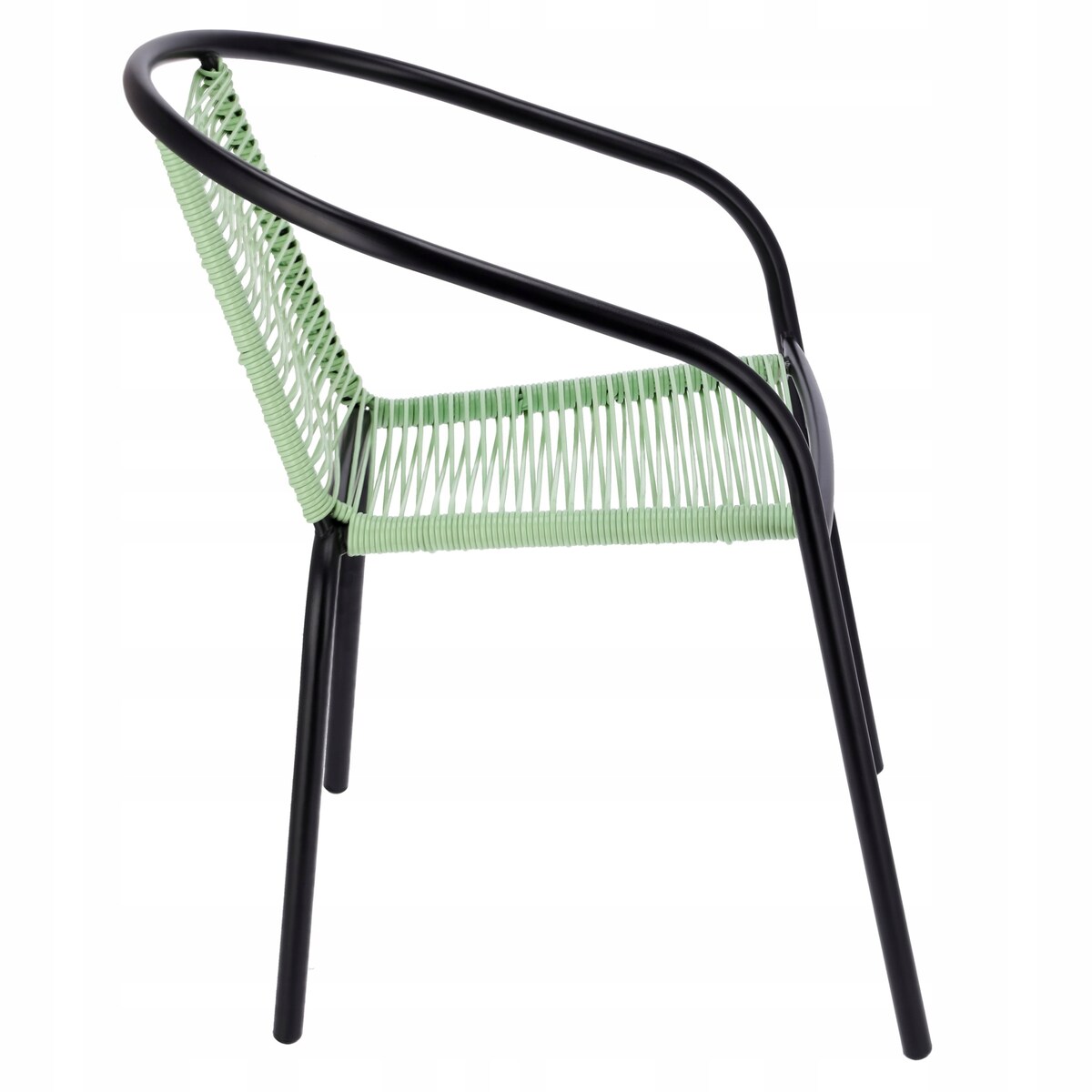 4 X Fotel Bistro Sznurkowy Wygodne Krzesło Ogrodowe Na Balkon Do Ogrodu