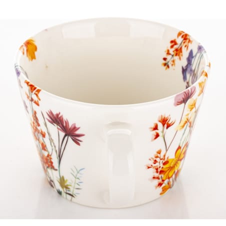 Kubek porcelanowy 450 ml FLORES wiosna 8x15x11,5 cm