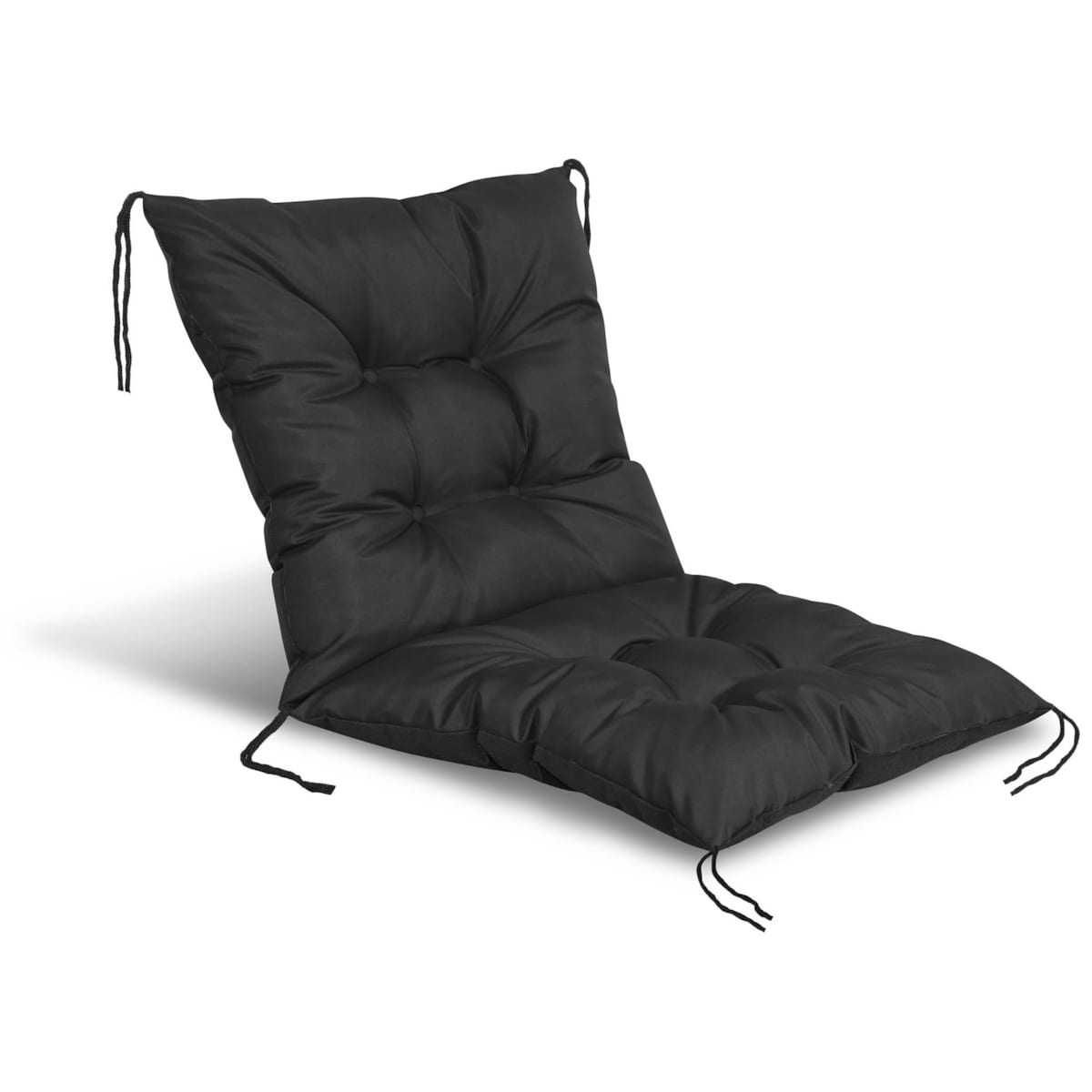 Poduszka Ogrodowa Na Krzesło Fotel 50X50X50 Cm Wodoodporna Pikowana Wiązana