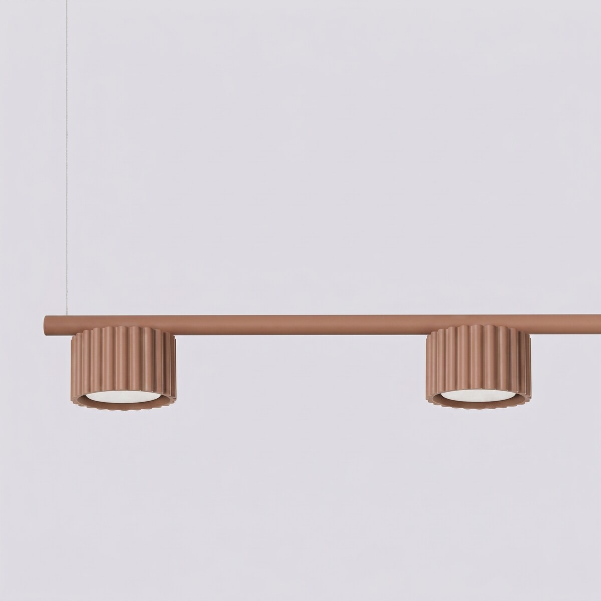 Żyrandol AURA 4 mocca Gx53