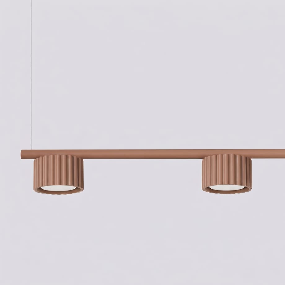 Żyrandol AURA 4 mocca Gx53