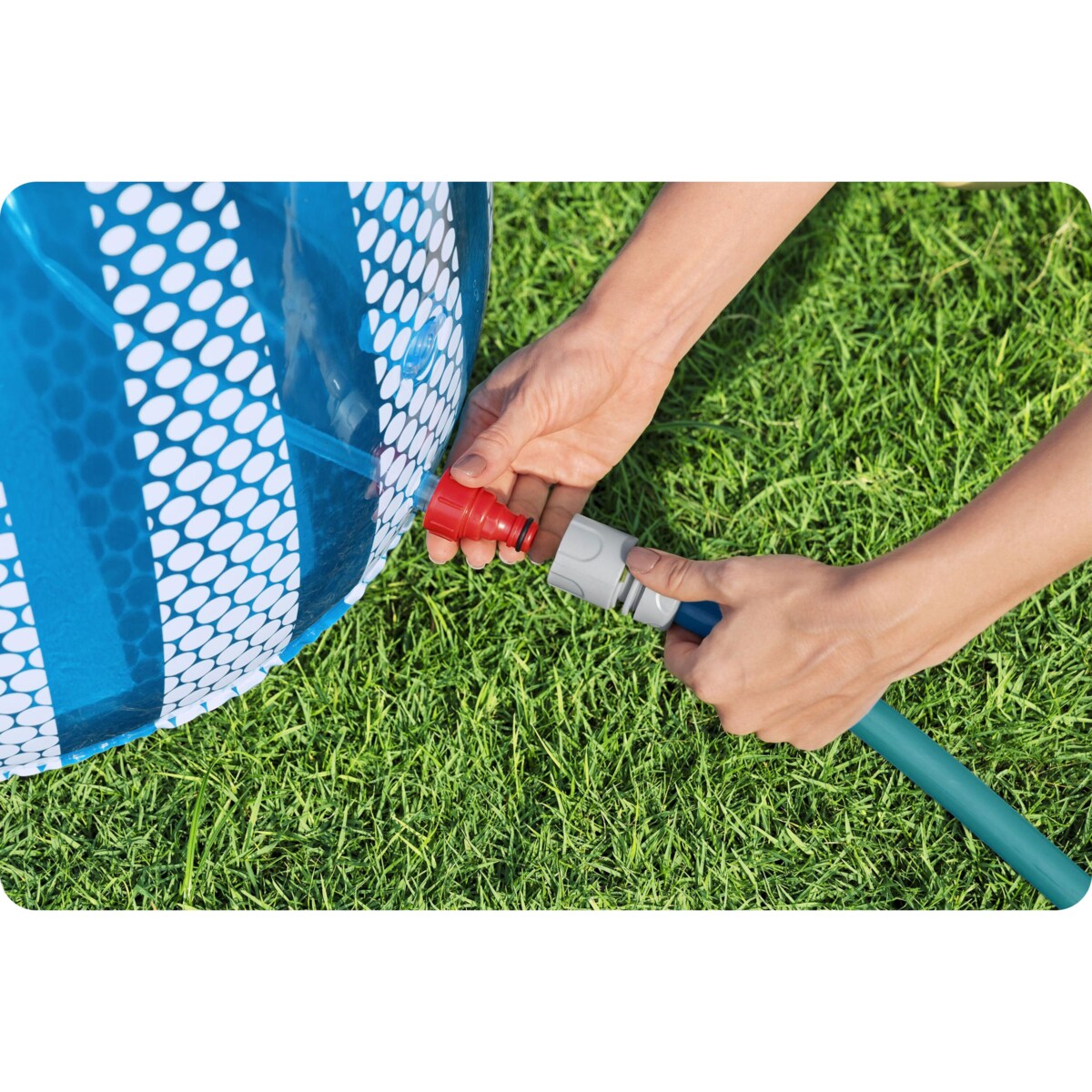 Duża fontanna dmuchana ogrodowa zraszacz UFO Bestway 52731