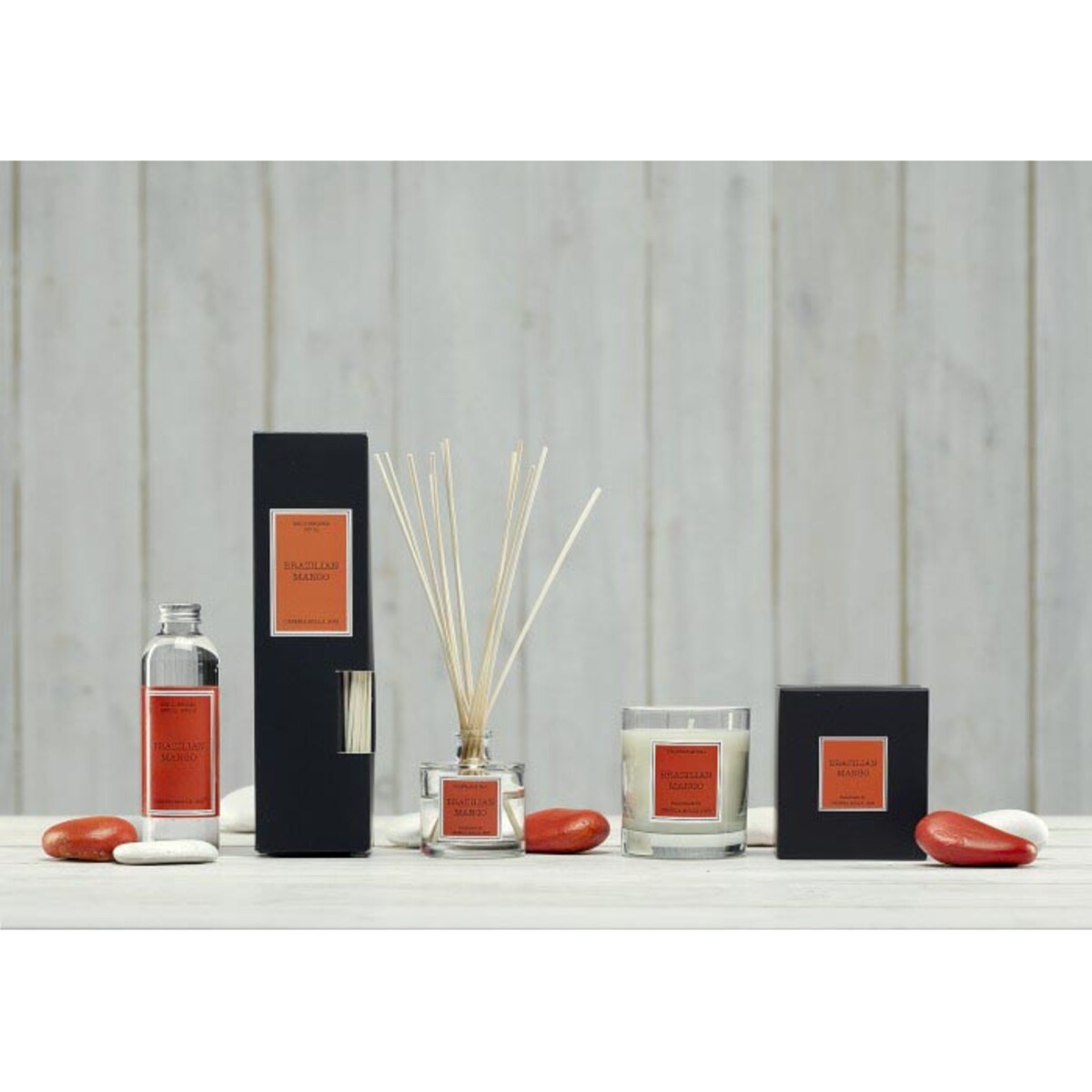 Świeca zapachowa Brazilian Mango Santiago, 230 g, Cereria Molla