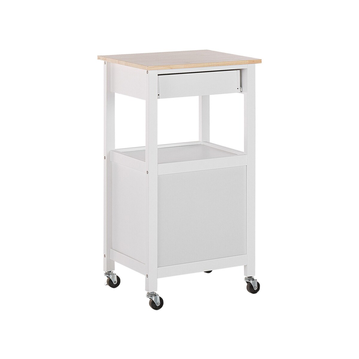 Wózek kuchenny z szufladą biały SIENA