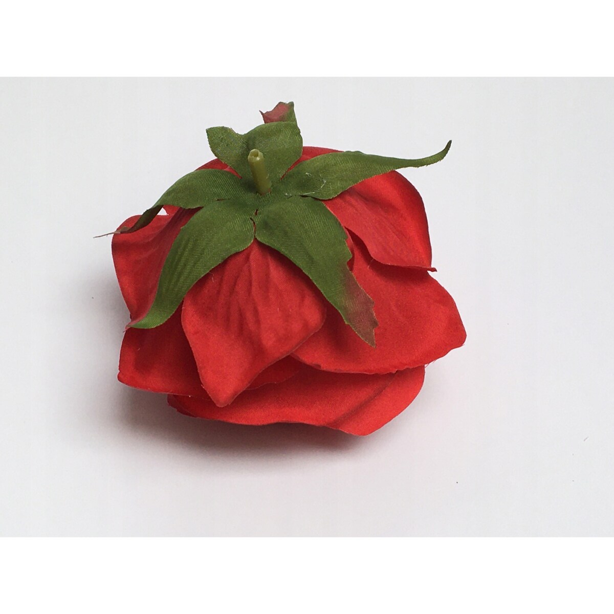 RÓŻA CZERWONA SZTUCZNA na bukiet stroik wiązanka ŁADNA kompozycja dekoracja