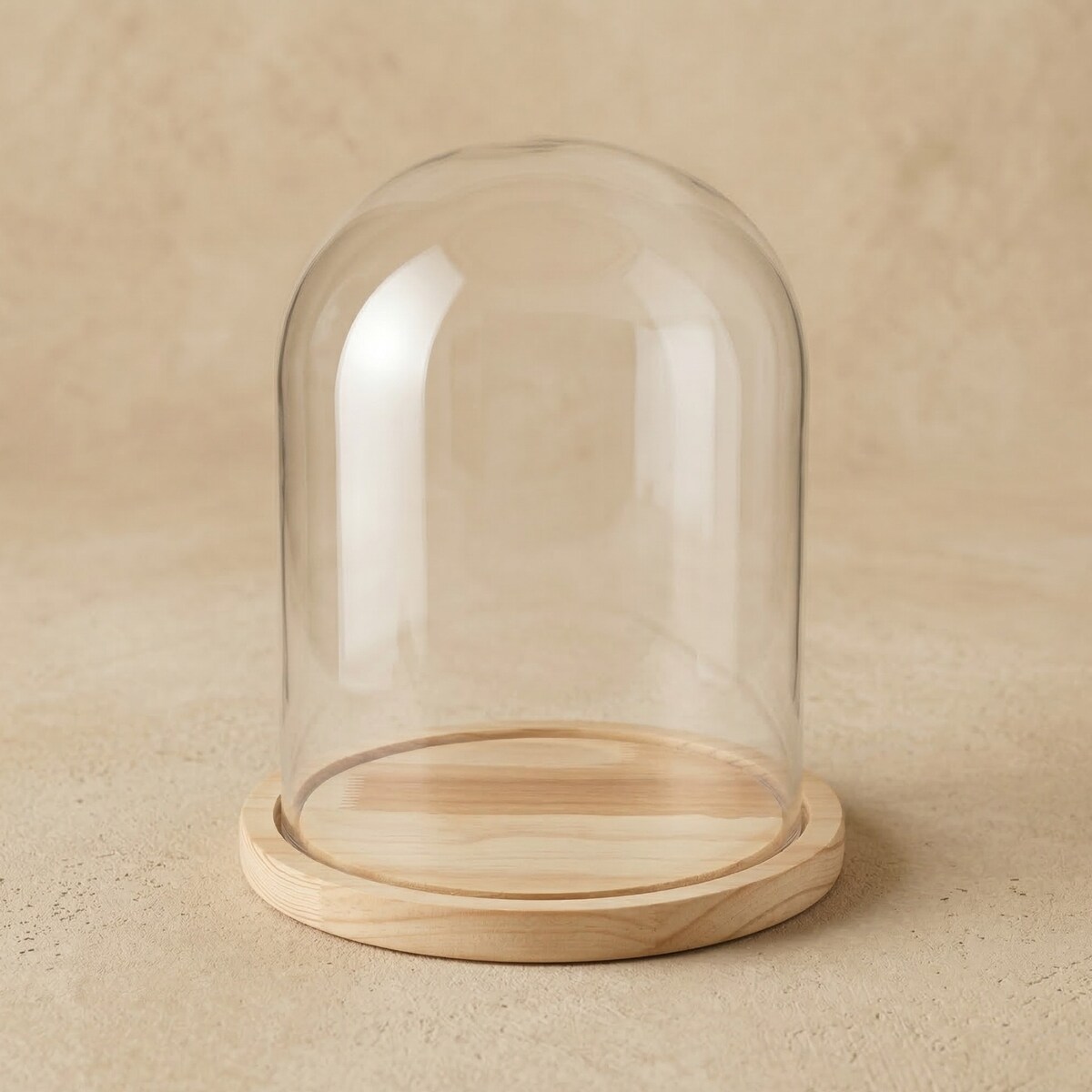 Kopuła dekoracyjna ze szklanym kloszem AURA, 30 cm