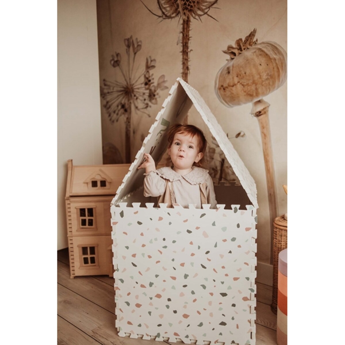 Play&Go Dwustronna Mata Piankowa EEVAA 3w1 Alphabet 180x180cm