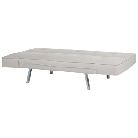 Tapicerowana sofa rozkładana beżowa BRISTOL