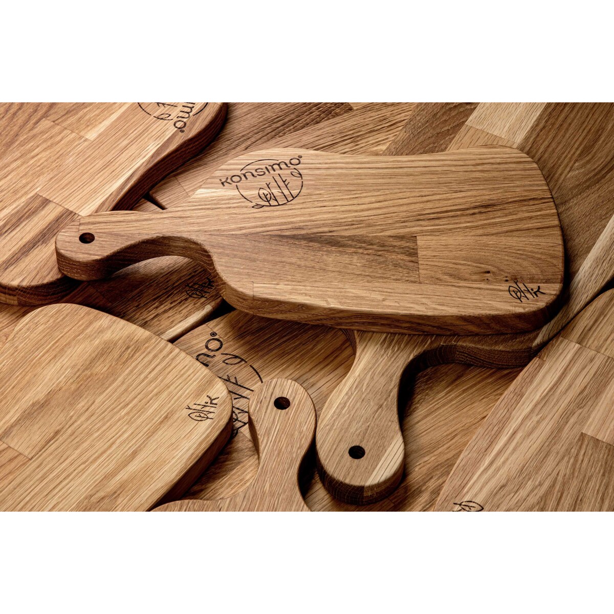 Konsimo LIVO Deska do krojenia, drewno dębowe