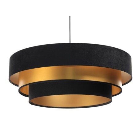 Lampa wisząca TRIO MIX czarna/złota