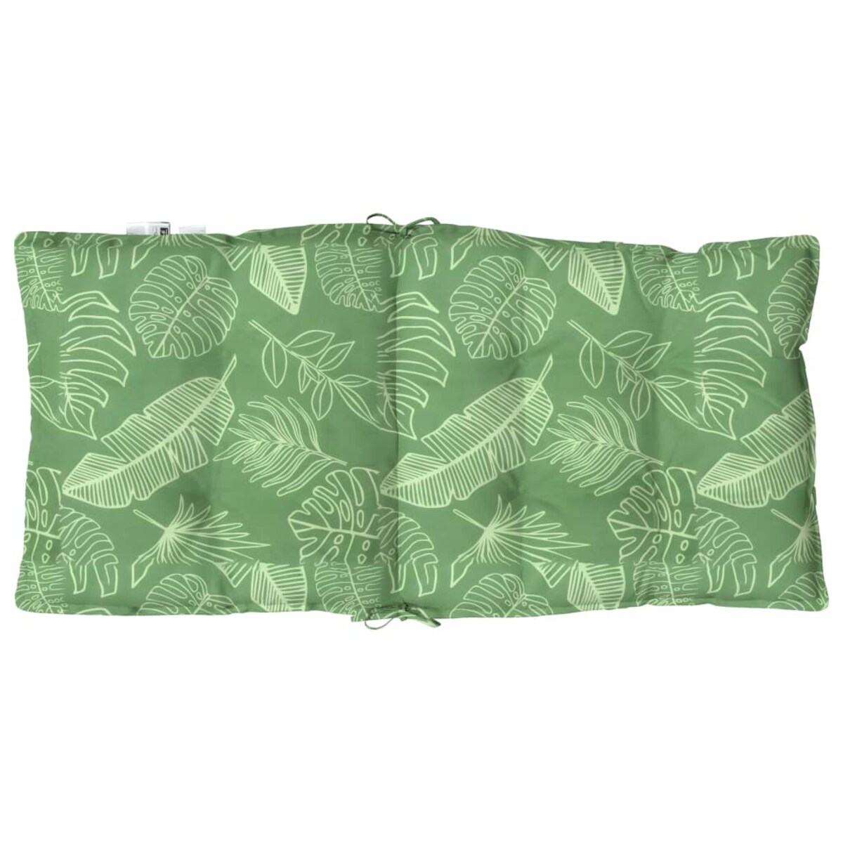 vidaXL Poduszki na krzesła z niskim oparciem, 4 szt., wzór w liście