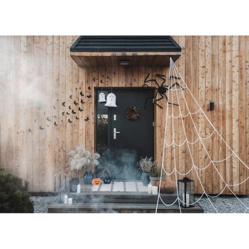 Dekoracja Pajęczyna, biały, 5x4cm