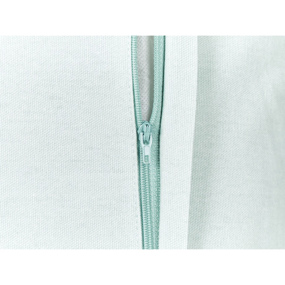 2 poduszki dekoracyjne w koralowce welurowe 45 x 45 cm miętowe NORI