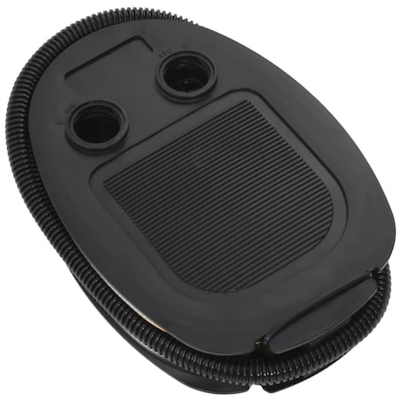 vidaXL Pompka nożna, 26x18 cm, PP i PE, szaro-żółta